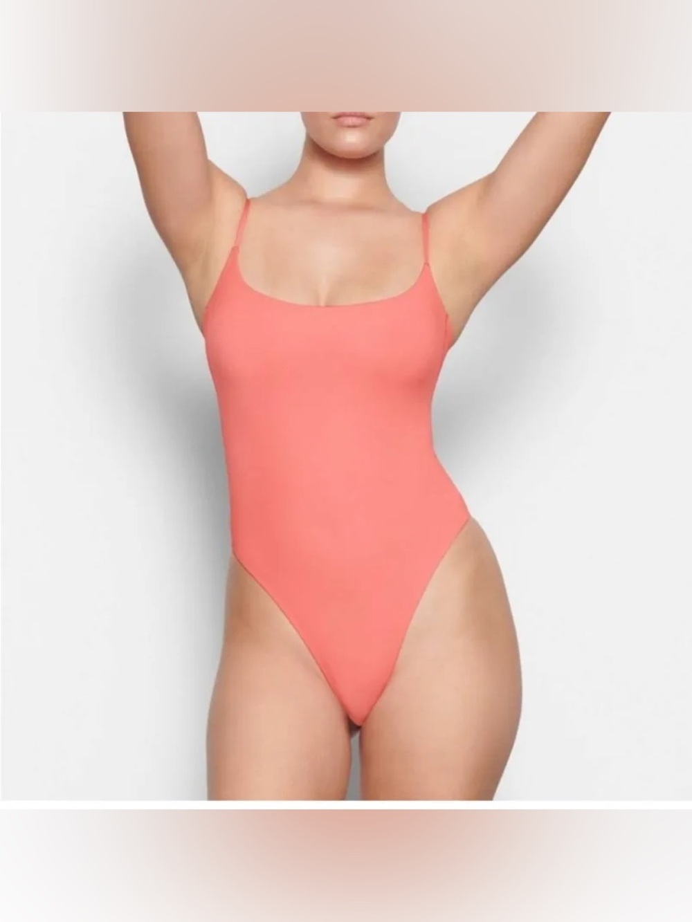 Skims Fits Everybody Bodysuit Sorbet S